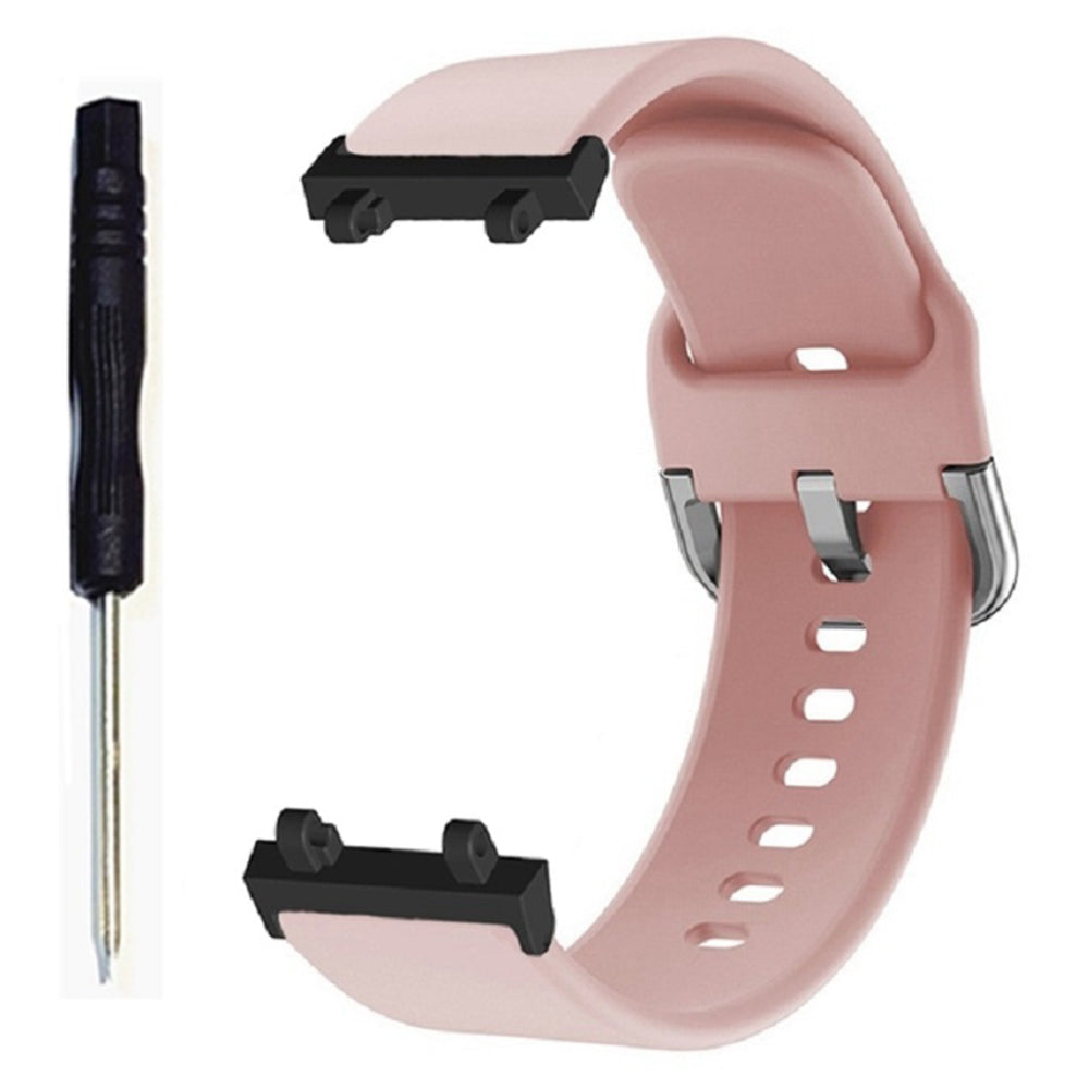 For Huami Amazfit T-Rex 2 Silicone Watch Strap Adjustable Wrist Band with Square Pin Buckle