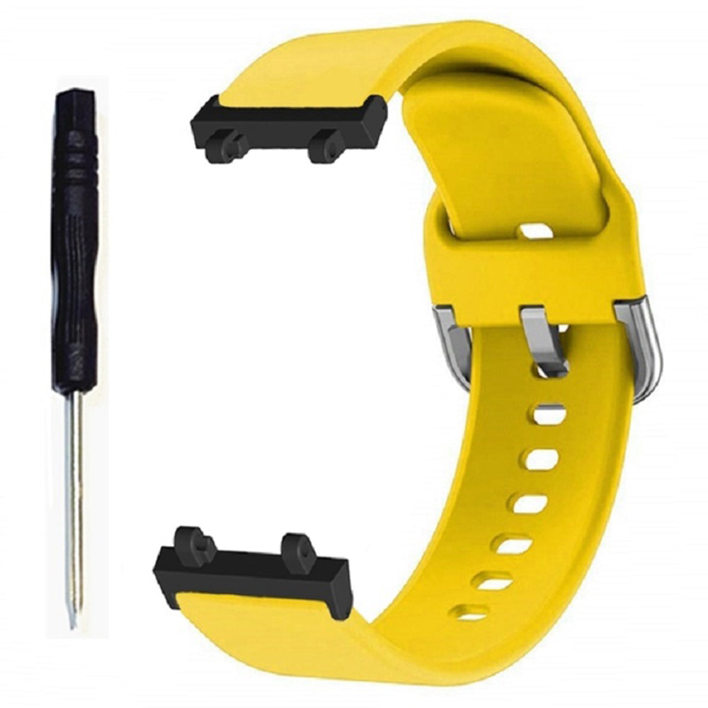 For Huami Amazfit T-Rex 2 Silicone Watch Strap Adjustable Wrist Band with Square Pin Buckle
