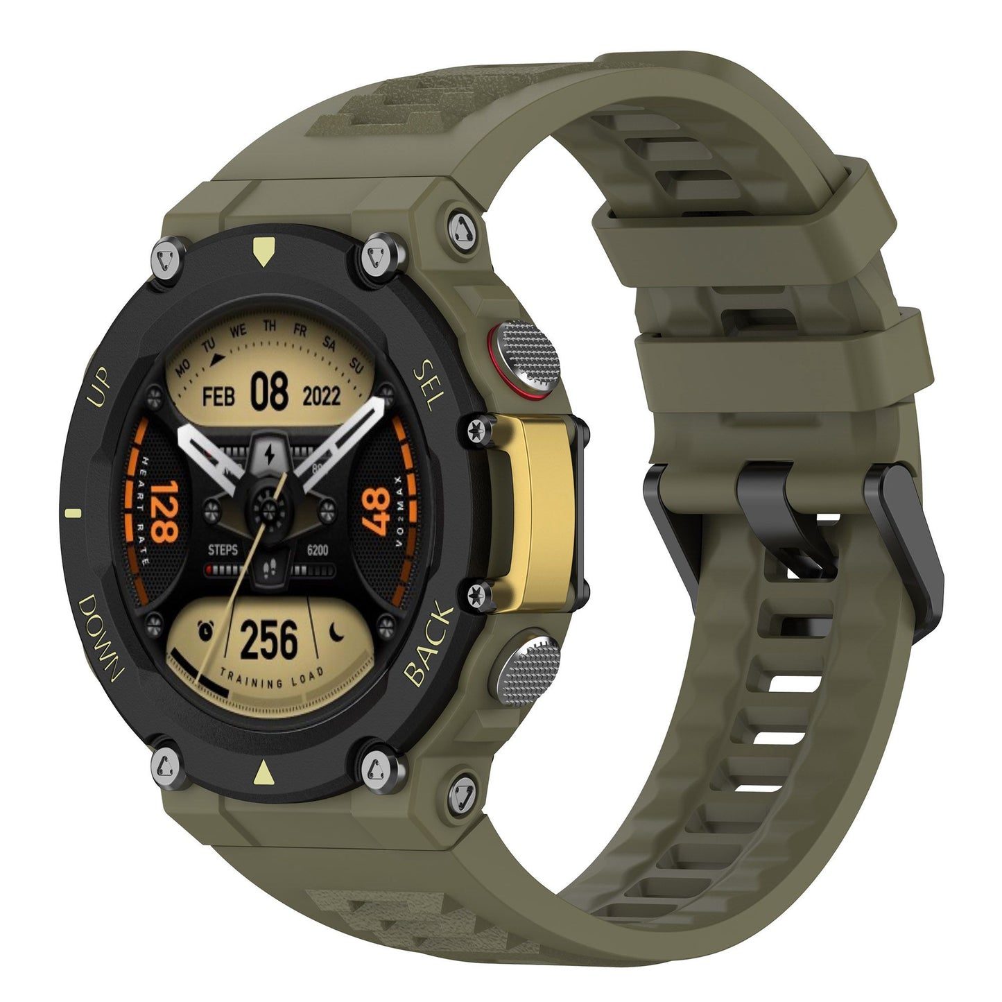 For Huami Amazfit T-Rex 2 Replacement Watch Band Watch Strap Universal 22mm Silicone Watchband