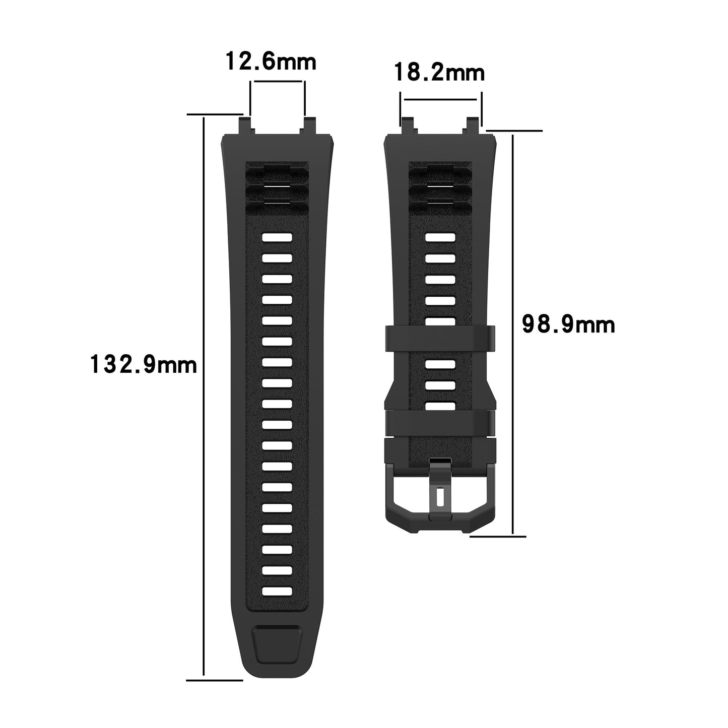 For Huami Amazfit T-Rex 2 Replacement Watch Band Watch Strap Universal 22mm Silicone Watchband