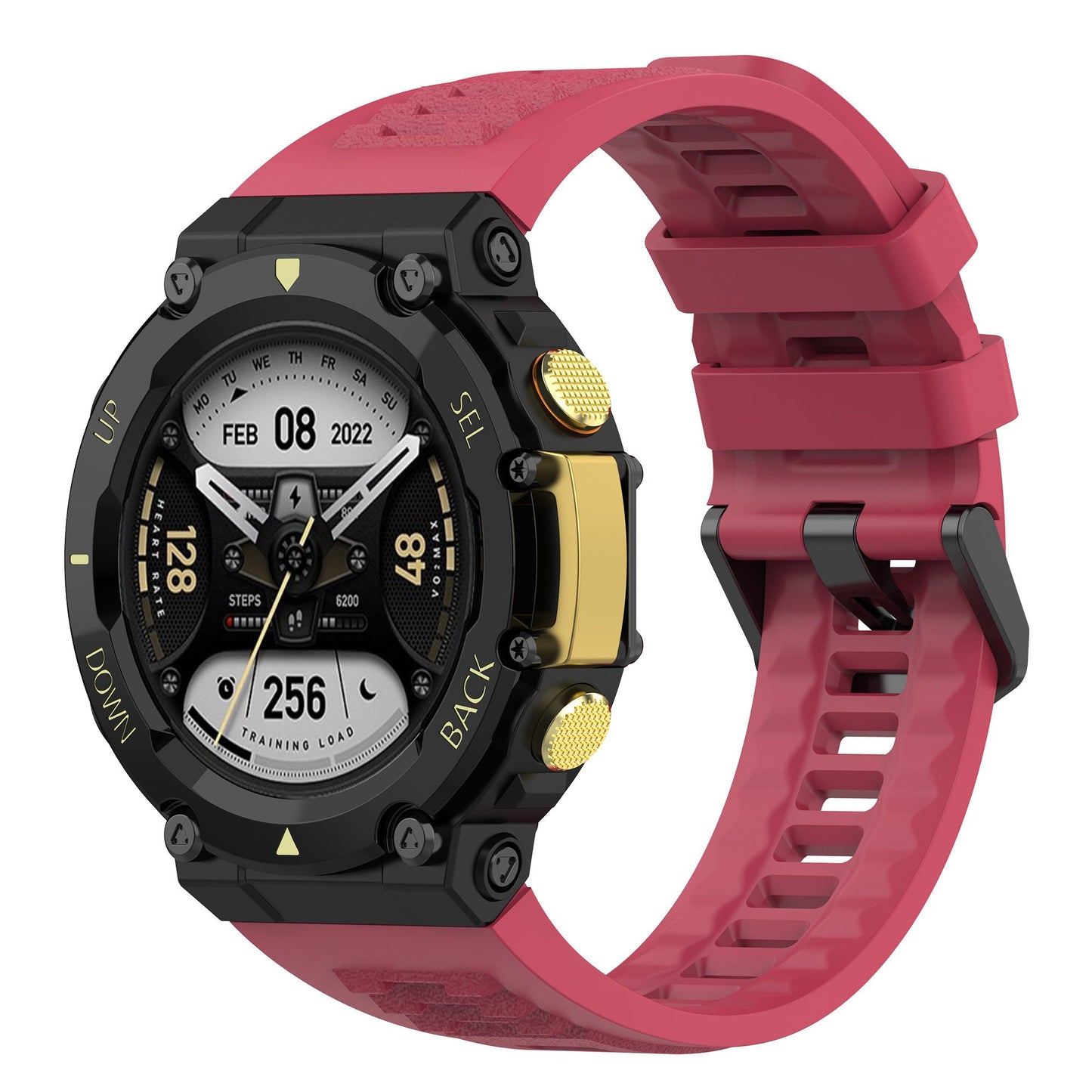 For Huami Amazfit T-Rex 2 Replacement Watch Band Watch Strap Universal 22mm Silicone Watchband