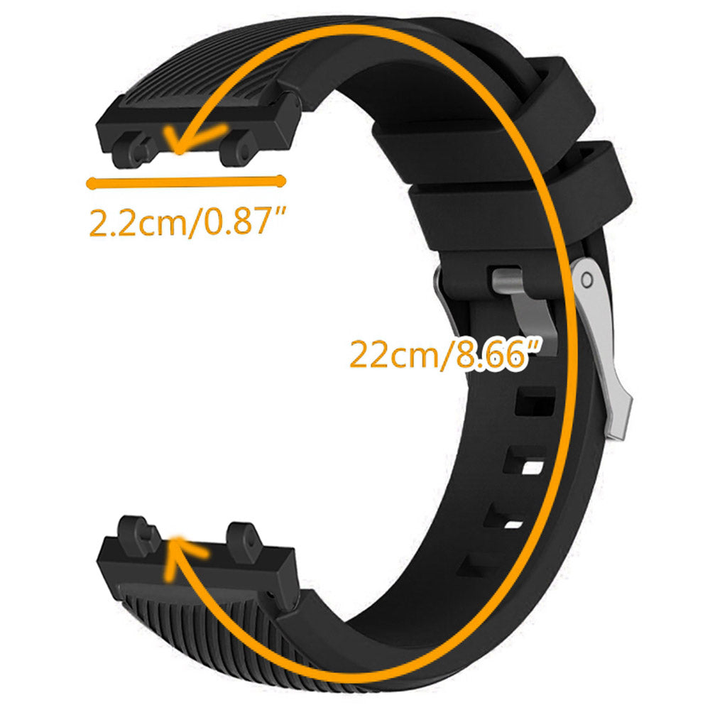 For Huami Amazfit T-Rex 2 Twill Texture Watch Band Replacement Watch Strap Universal 22mm Silicone Watchband