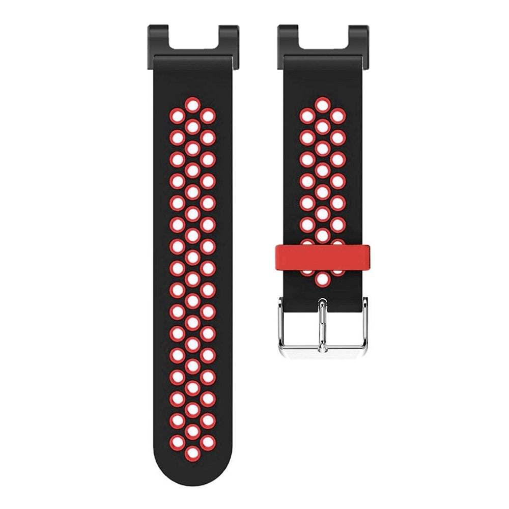 For Huami Amazfit T-Rex / T-Rex Pro / Ares, Dual-Color 22mm Watch Band Silicone Watch Strap Replacement Watchband with Multi-Hole Design