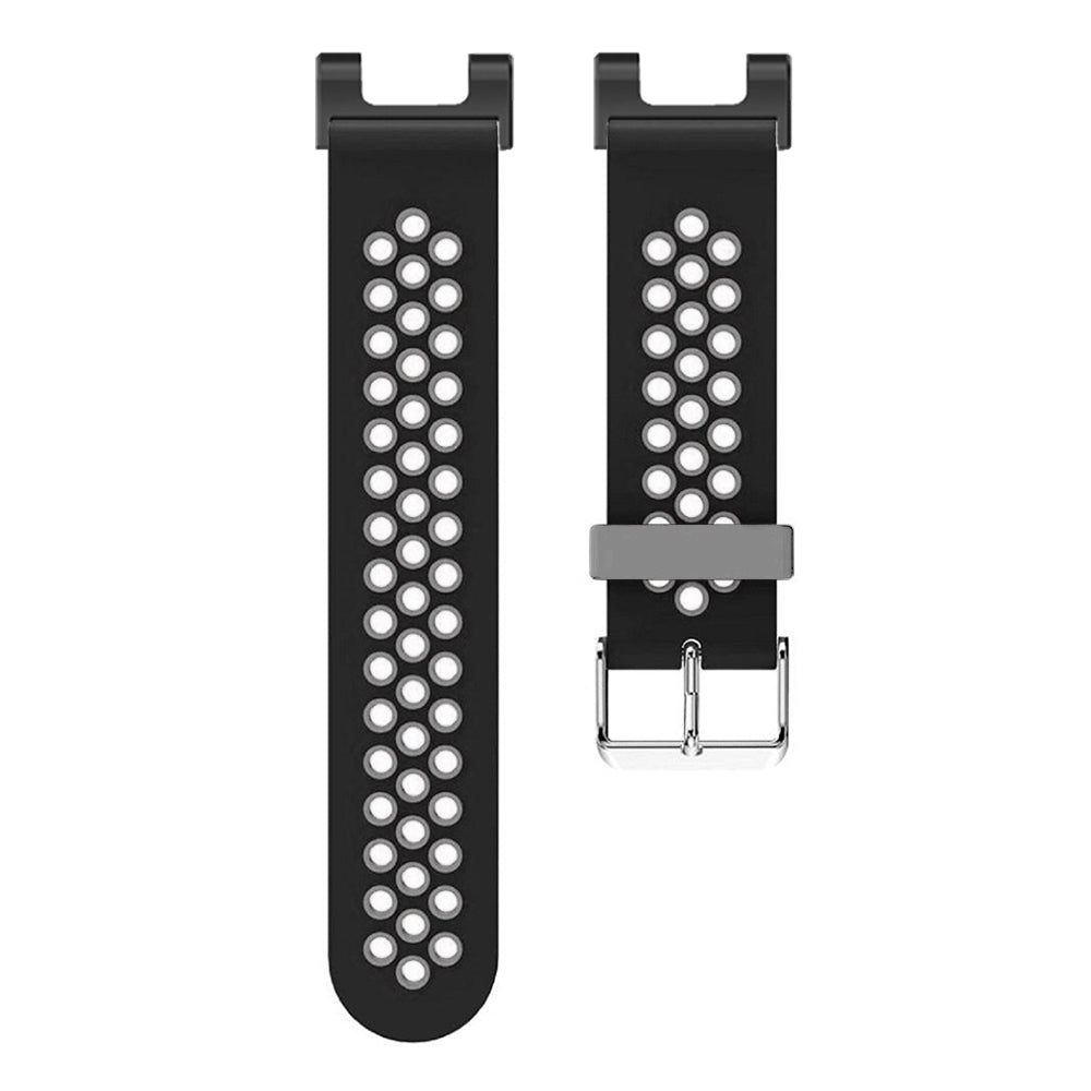 For Huami Amazfit T-Rex / T-Rex Pro / Ares, Dual-Color 22mm Watch Band Silicone Watch Strap Replacement Watchband with Multi-Hole Design