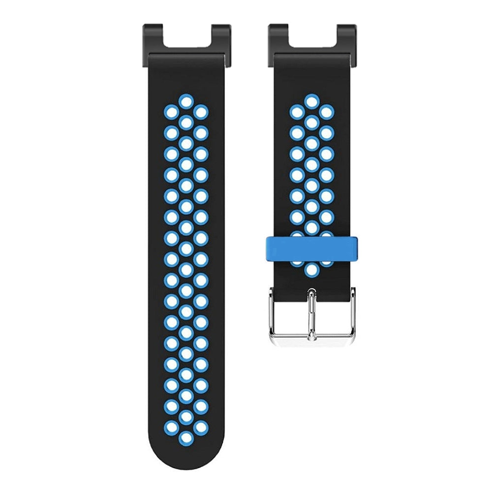 For Huami Amazfit T-Rex / T-Rex Pro / Ares, Dual-Color 22mm Watch Band Silicone Watch Strap Replacement Watchband with Multi-Hole Design
