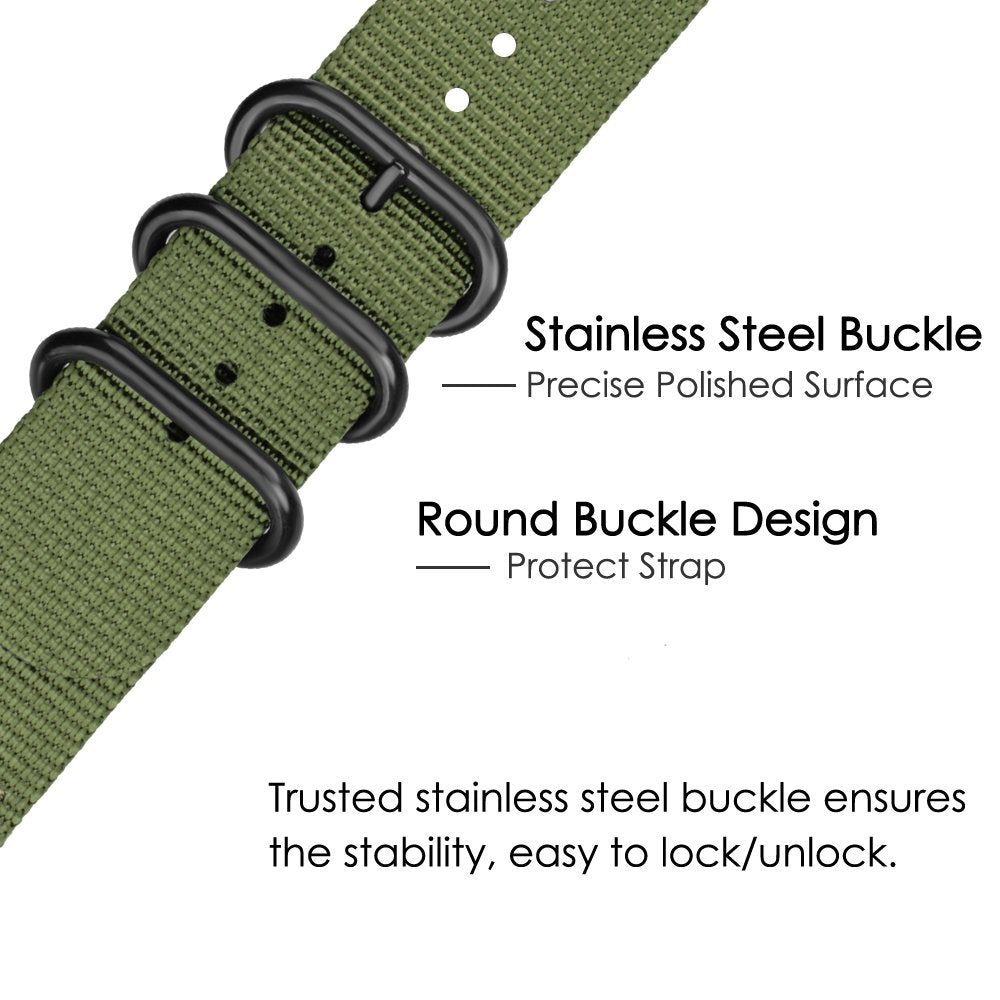 For Huami Amazfit T-Rex / T-Rex Pro / Ares Watch Strap with Buckle Nylon Watch Band Universal 22mm Quick Release Watchband