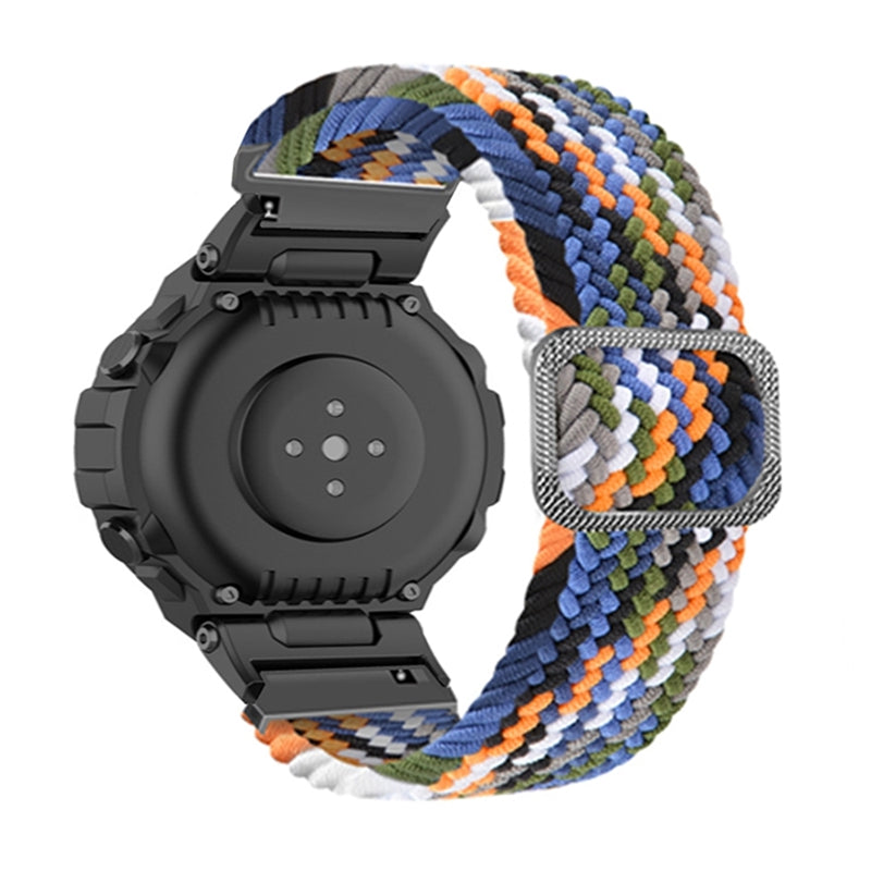 For Huami Amazfit T-Rex / T-Rex Pro / Ares Breathable Watch Strap Flexible Nylon Watch Band with Adjustable Buckle