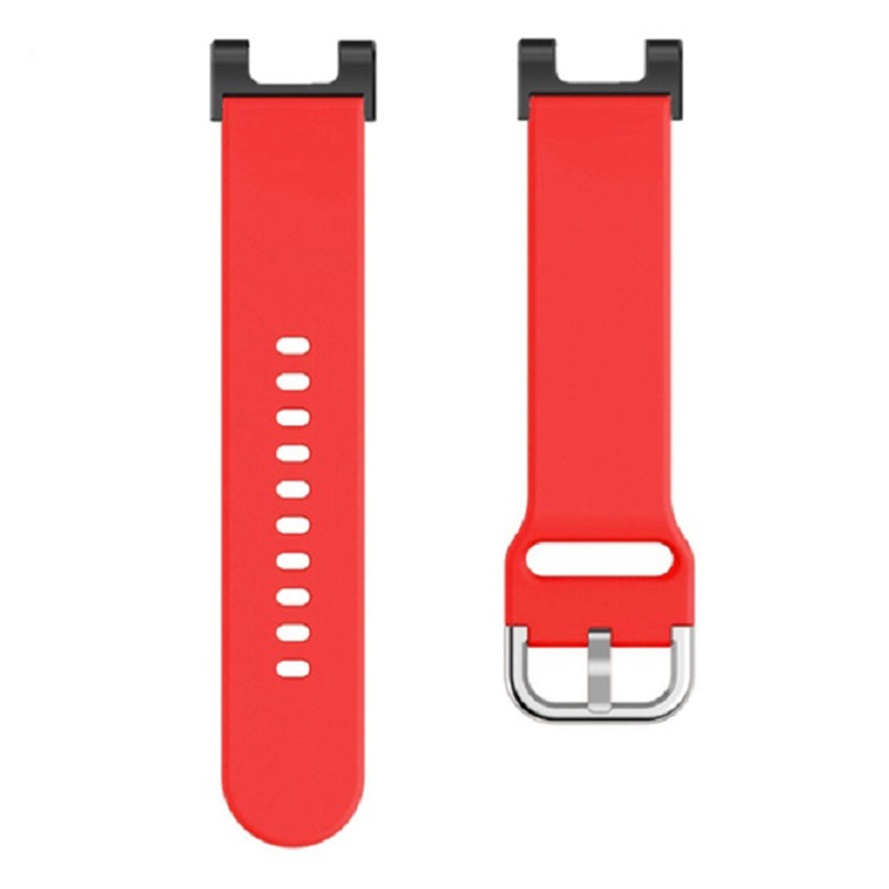 For Huami Amazfit T-Rex / T-Rex Pro / Ares, Universal 22mm Watch Band Silicone Watch Strap Replacement Watchband with Square Buckle