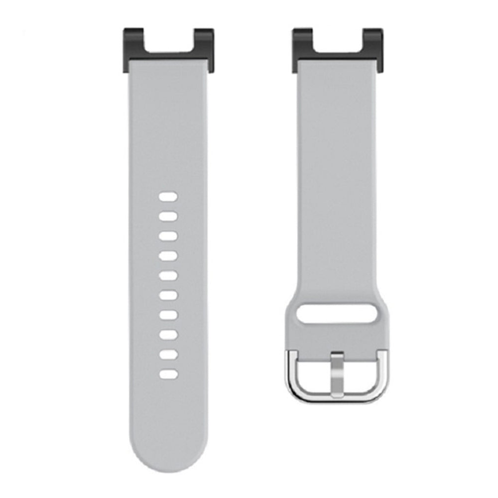 For Huami Amazfit T-Rex / T-Rex Pro / Ares, Universal 22mm Watch Band Silicone Watch Strap Replacement Watchband with Square Buckle