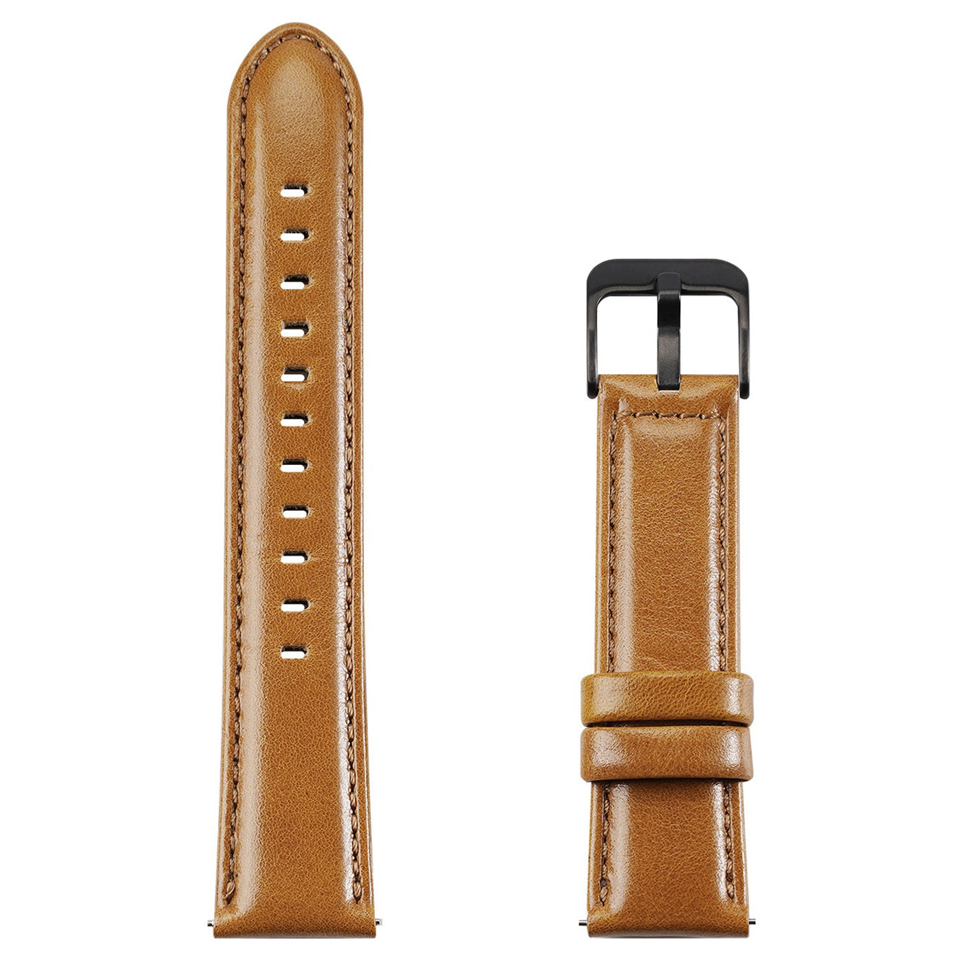 DUX DUCIS For Samsung Galaxy Watch3 41mm / Watch Active / Watch Active2 40mm / Huawei Watch GT 3 42mm PU Leather Watch Strap 20mm Replacement Business Bands Wristband