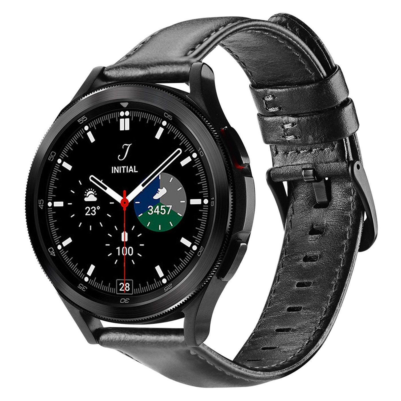 DUX DUCIS For Samsung Galaxy Watch3 41mm / Watch Active / Watch Active2 40mm / Huawei Watch GT 3 42mm PU Leather Watch Strap 20mm Replacement Business Bands Wristband