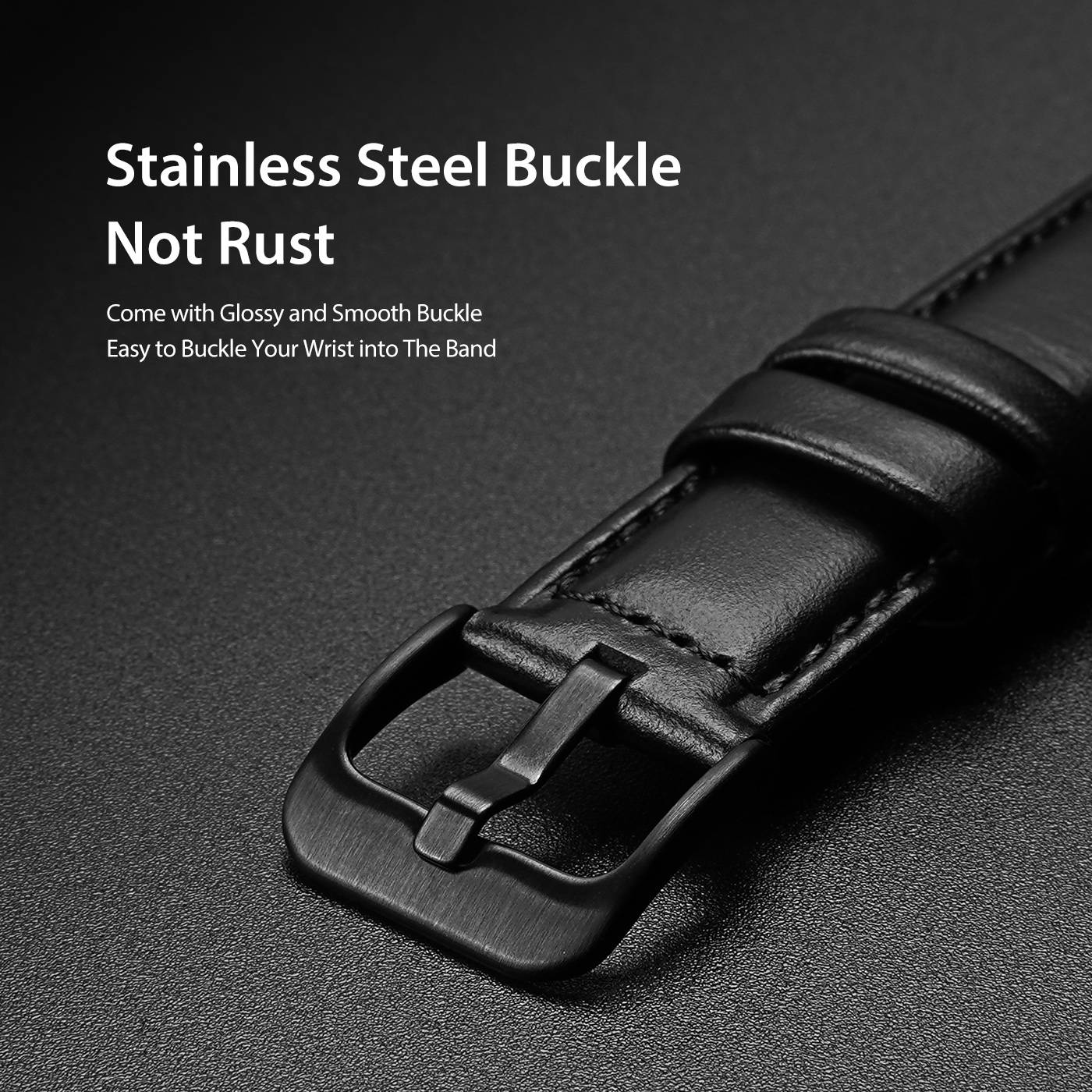 DUX DUCIS For Samsung Galaxy Watch3 41mm / Watch Active / Watch Active2 40mm / Huawei Watch GT 3 42mm PU Leather Watch Strap 20mm Replacement Business Bands Wristband