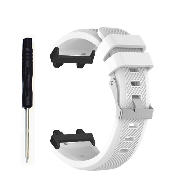 For Huami Amazfit T-Rex 2 Twill Design Adjustable Silicone Watchband Smart Watch Replacement Strap