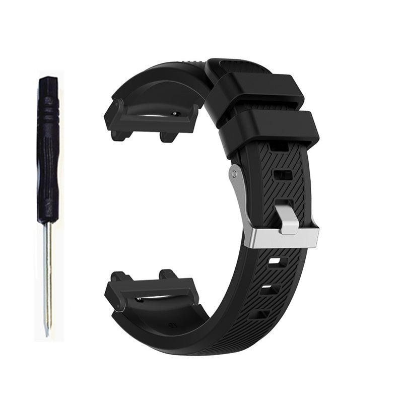 For Huami Amazfit T-Rex 2 Twill Design Adjustable Silicone Watchband Smart Watch Replacement Strap