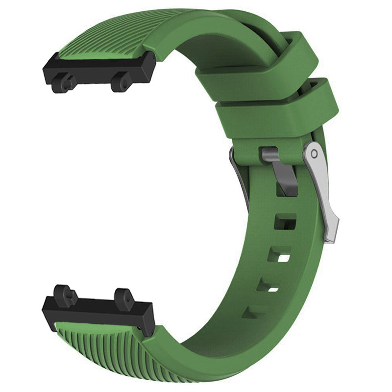For Huami Amazfit T-Rex 2 Twill Design Adjustable Silicone Watchband Smart Watch Replacement Strap