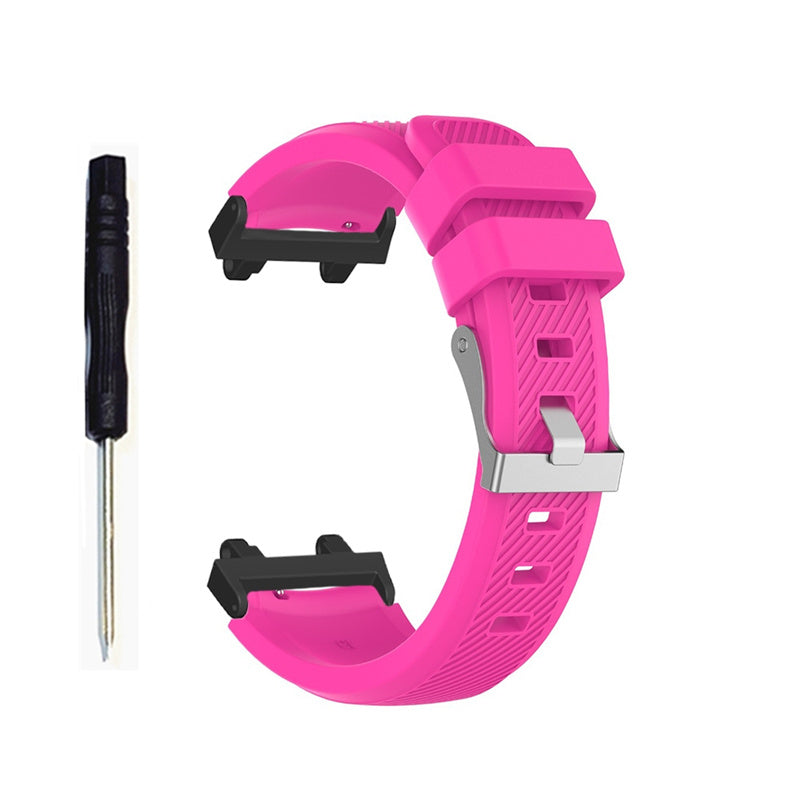 For Huami Amazfit T-Rex 2 Twill Design Adjustable Silicone Watchband Smart Watch Replacement Strap
