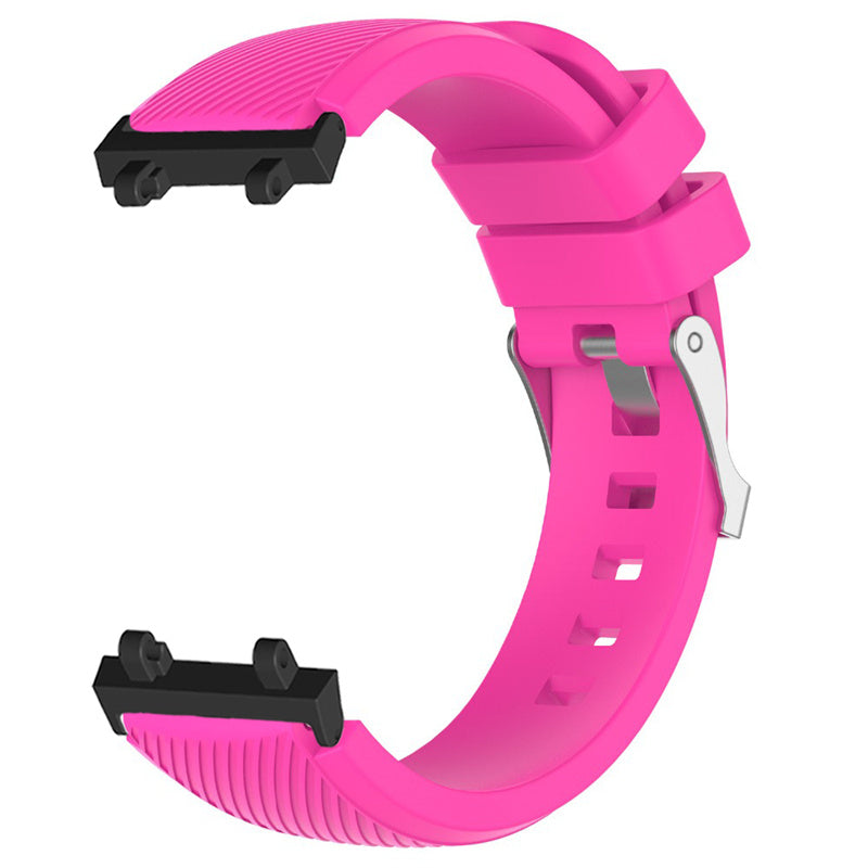 For Huami Amazfit T-Rex 2 Twill Design Adjustable Silicone Watchband Smart Watch Replacement Strap