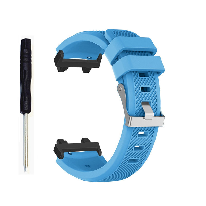 For Huami Amazfit T-Rex 2 Twill Design Adjustable Silicone Watchband Smart Watch Replacement Strap
