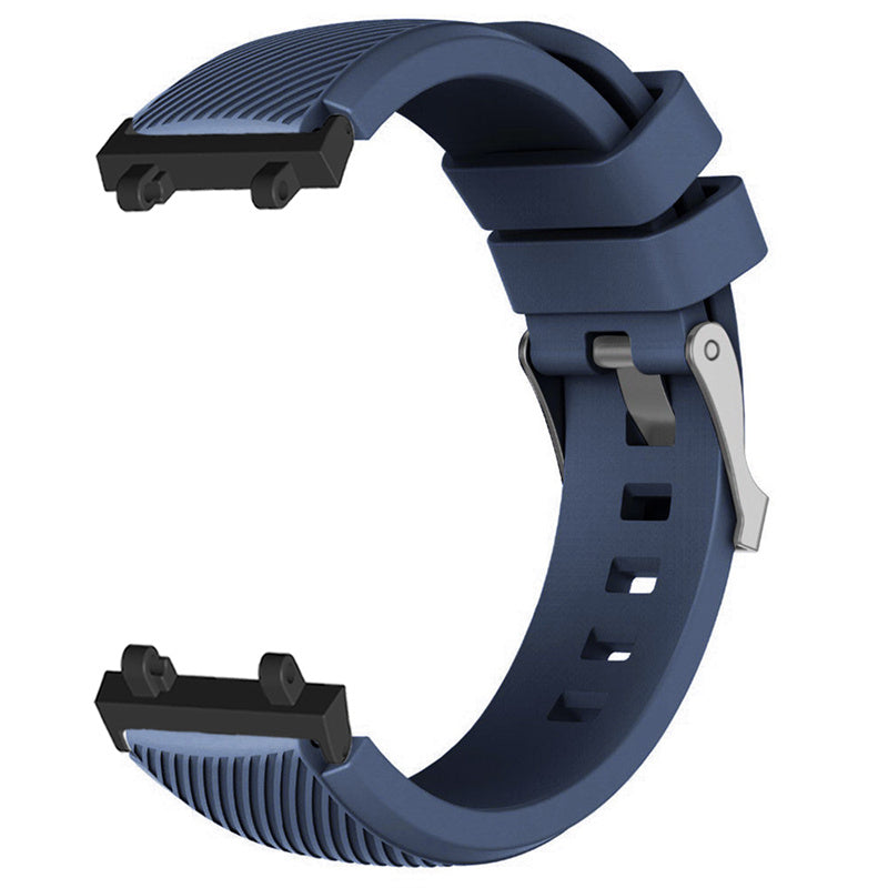 For Huami Amazfit T-Rex 2 Twill Design Adjustable Silicone Watchband Smart Watch Replacement Strap