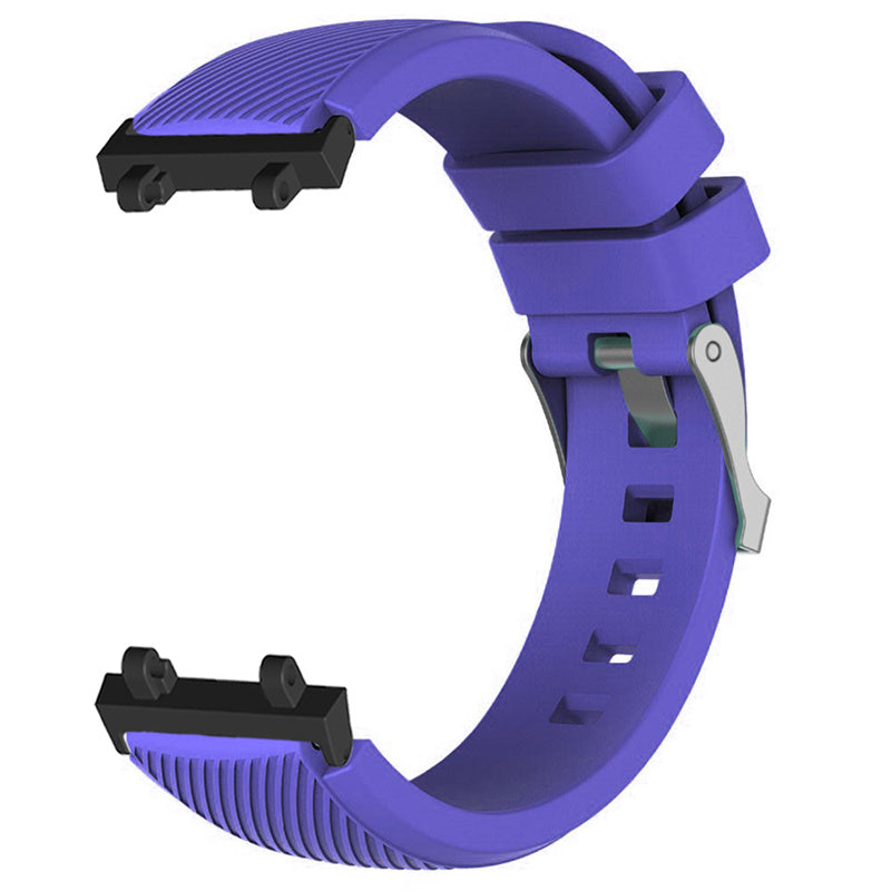 For Huami Amazfit T-Rex 2 Twill Design Adjustable Silicone Watchband Smart Watch Replacement Strap