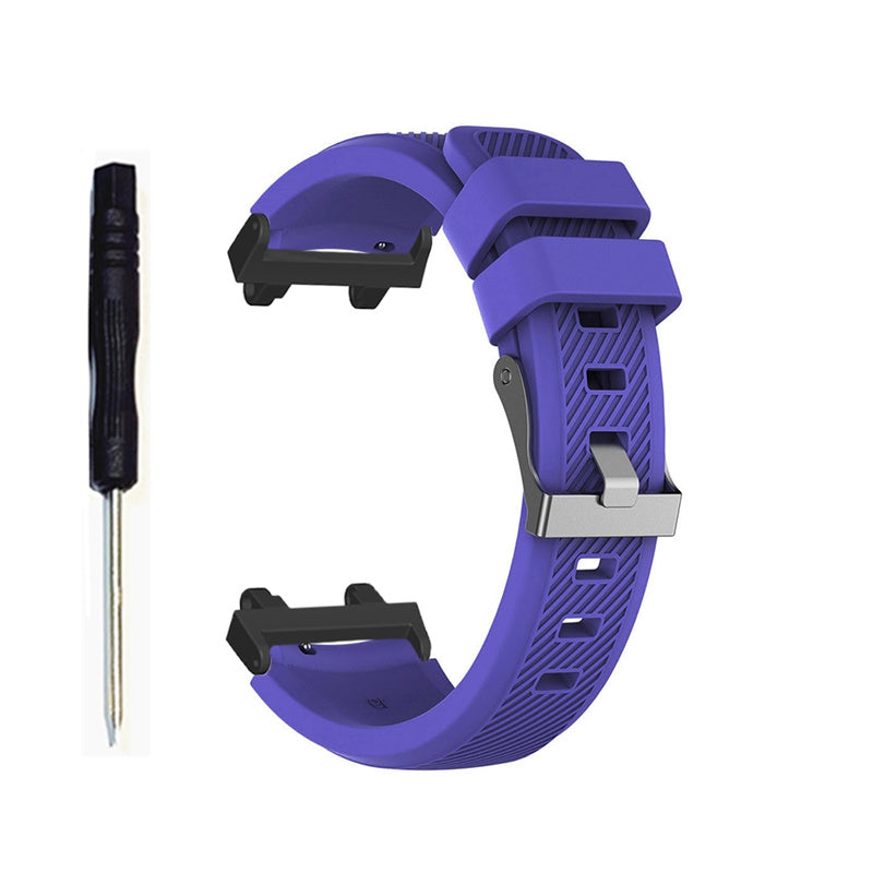 For Huami Amazfit T-Rex 2 Twill Design Adjustable Silicone Watchband Smart Watch Replacement Strap