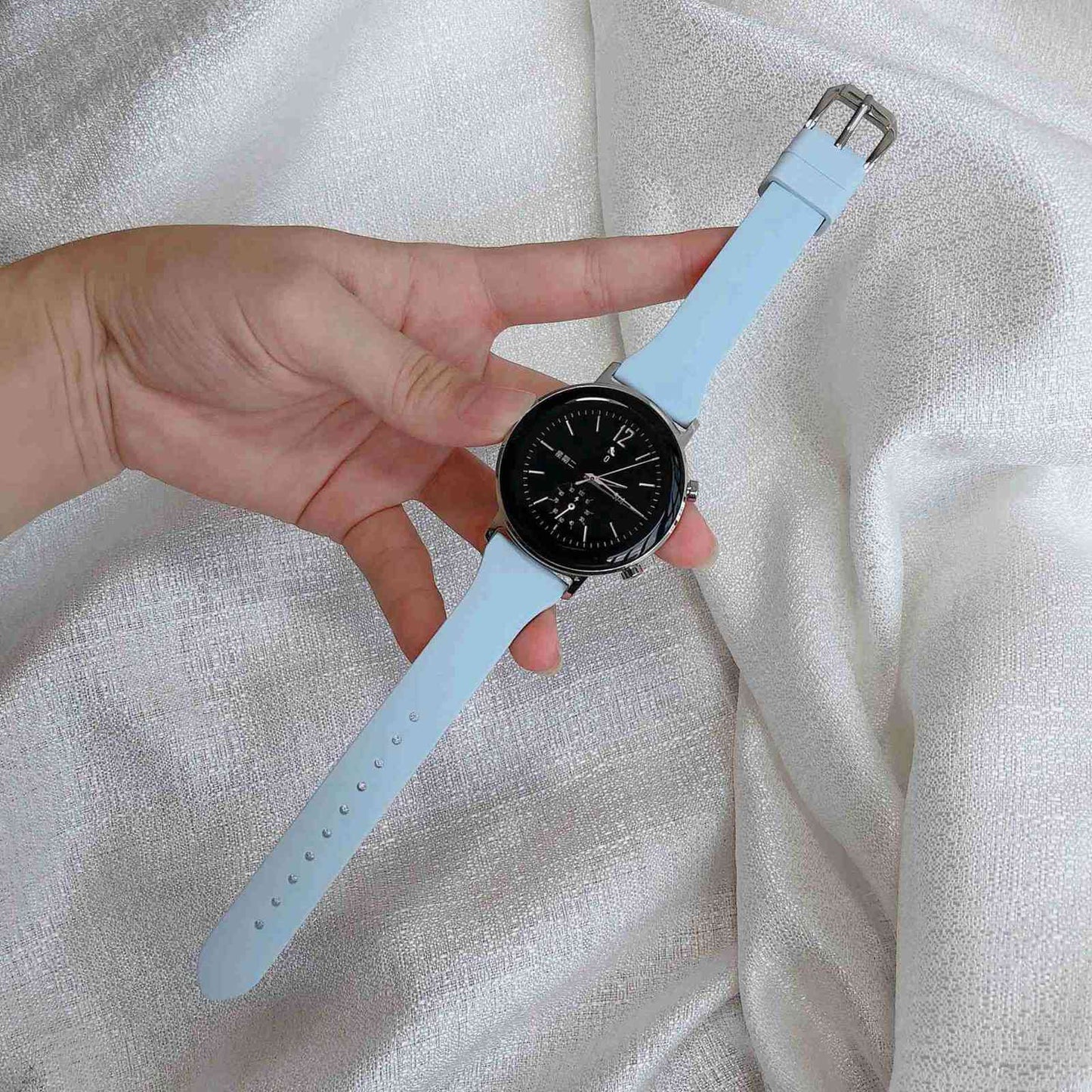 For Huawei Watch GT 3 Pro 46mm / Apex 46mm / Apex Pro Universal 22mm Replacement Strap Adjustable Silicone Wrist Band