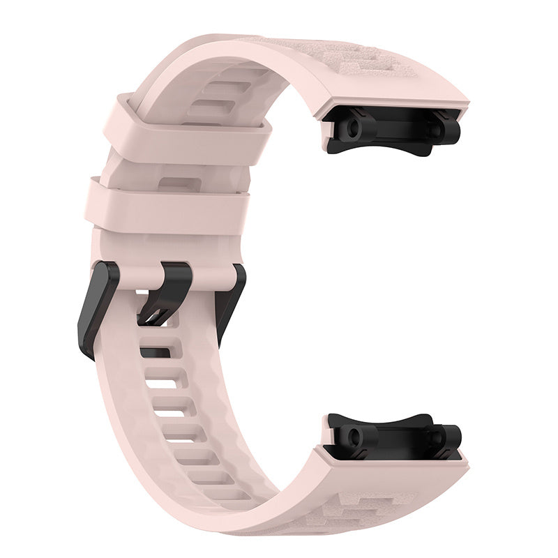 For Huami Amazfit T-Rex 2 Solid Color Soft Silicone Sports Smart Watch Band Replacement Wrist Strap