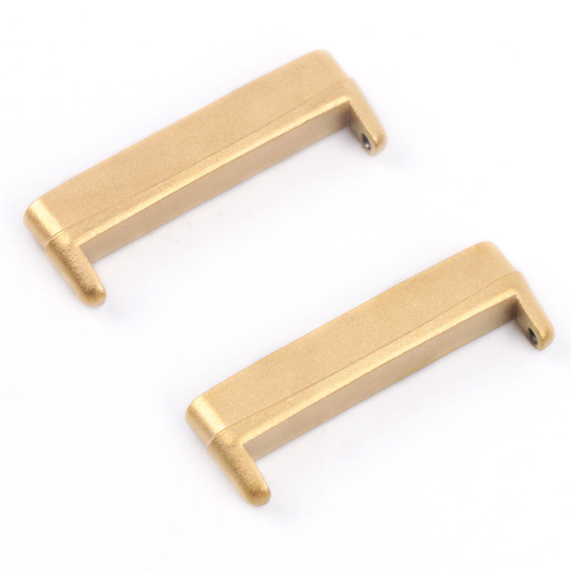 1Pair For Fitbit Versa 4 / Sense 2 Metal Watch Strap Adapter Watch Band Connector Kit