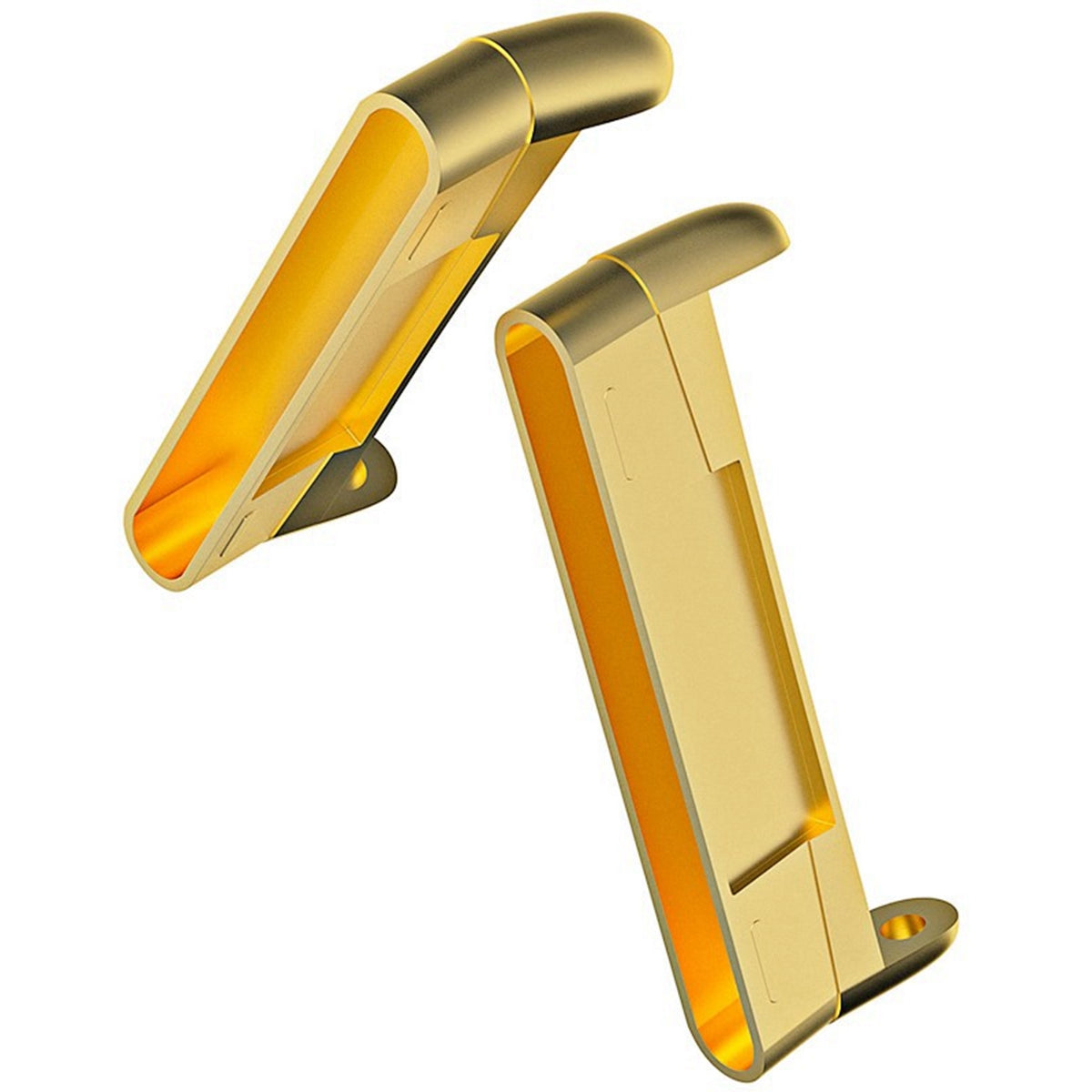 1Pair For Fitbit Versa 4 / Sense 2 Metal Watch Strap Adapter Watch Band Connector Kit