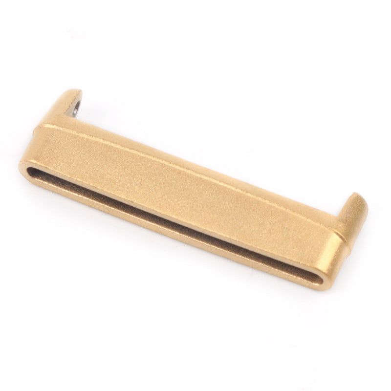 1Pair For Fitbit Versa 4 / Sense 2 Metal Watch Strap Adapter Watch Band Connector Kit