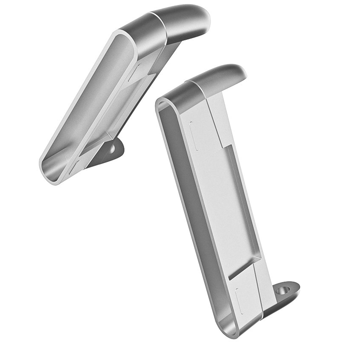 1Pair For Fitbit Versa 4 / Sense 2 Metal Watch Strap Adapter Watch Band Connector Kit