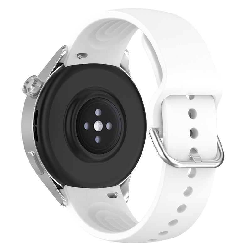 22mm Arc-shaped Watchband for Xiaomi Watch S2 / S1 / S1 Pro, Adjustable Silicone Wrist Strap with Metal Buckle