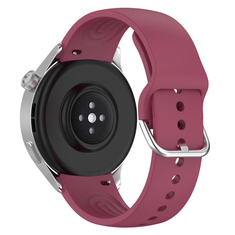 22mm Arc-shaped Watchband for Xiaomi Watch S2 / S1 / S1 Pro, Adjustable Silicone Wrist Strap with Metal Buckle