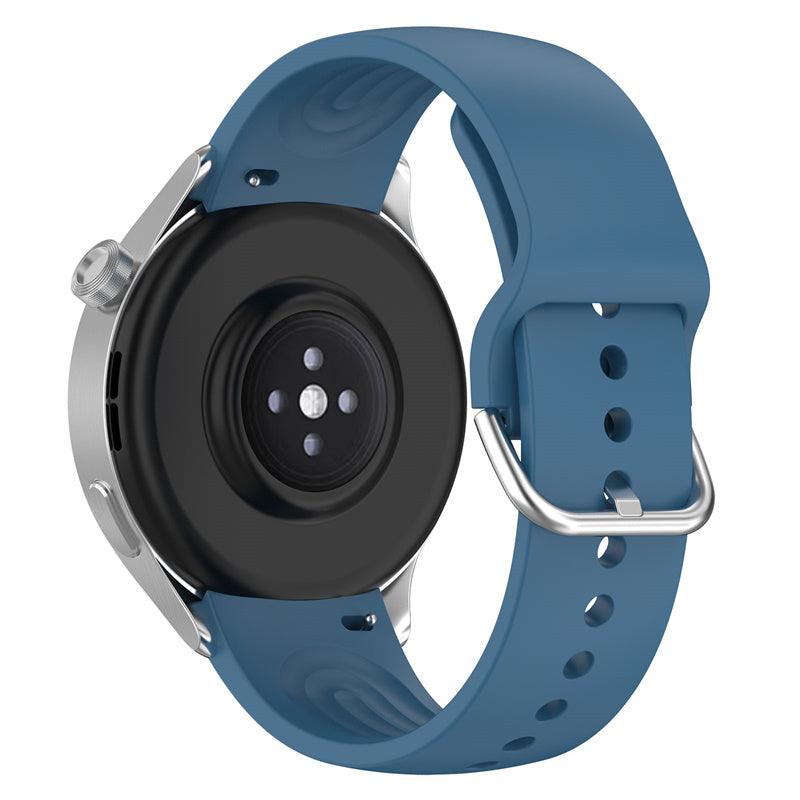 22mm Arc-shaped Watchband for Xiaomi Watch S2 / S1 / S1 Pro, Adjustable Silicone Wrist Strap with Metal Buckle