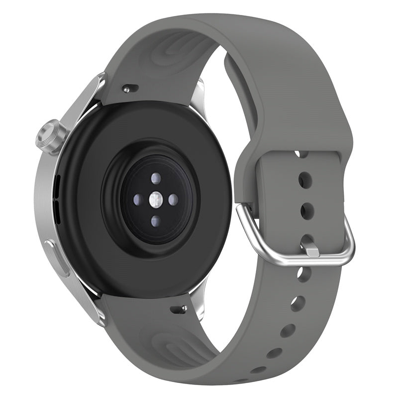 22mm Arc-shaped Watchband for Xiaomi Watch S2 / S1 / S1 Pro, Adjustable Silicone Wrist Strap with Metal Buckle