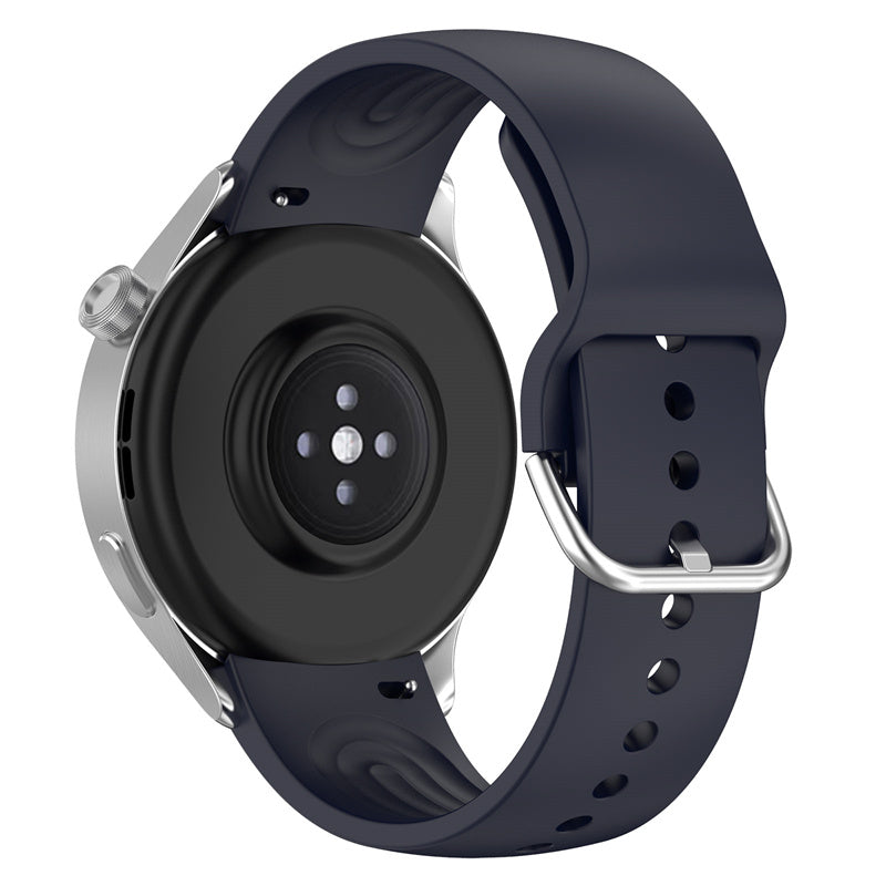 22mm Arc-shaped Watchband for Xiaomi Watch S2 / S1 / S1 Pro, Adjustable Silicone Wrist Strap with Metal Buckle