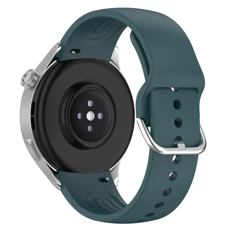 22mm Arc-shaped Watchband for Xiaomi Watch S2 / S1 / S1 Pro, Adjustable Silicone Wrist Strap with Metal Buckle