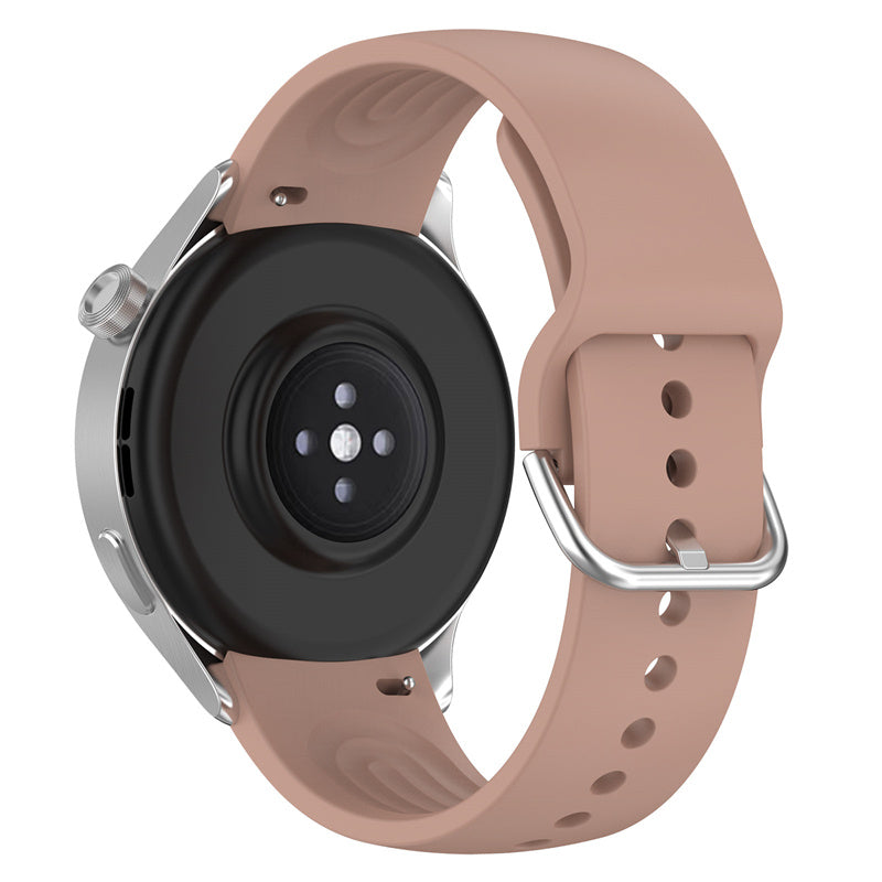 22mm Arc-shaped Watchband for Xiaomi Watch S2 / S1 / S1 Pro, Adjustable Silicone Wrist Strap with Metal Buckle