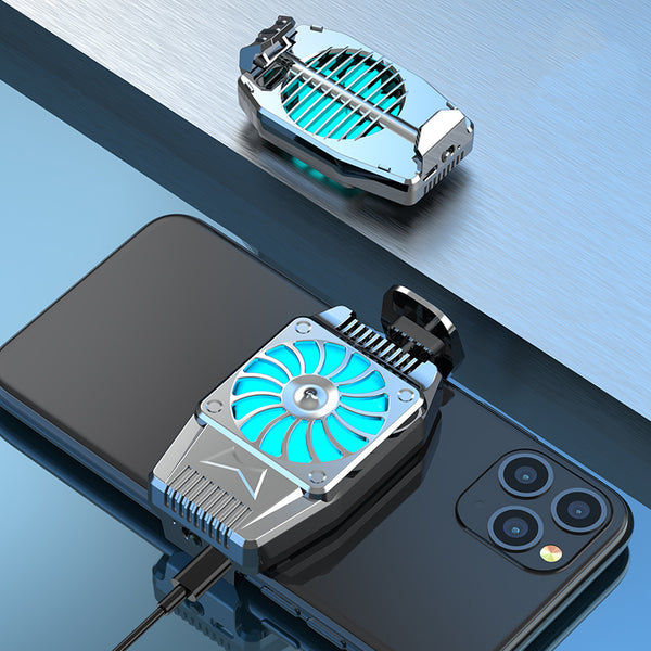 H15 Mobile Phone Radiator Fan Mini Snap-on Smartphone Heat Dissipation Cooler [Plug-in Model]