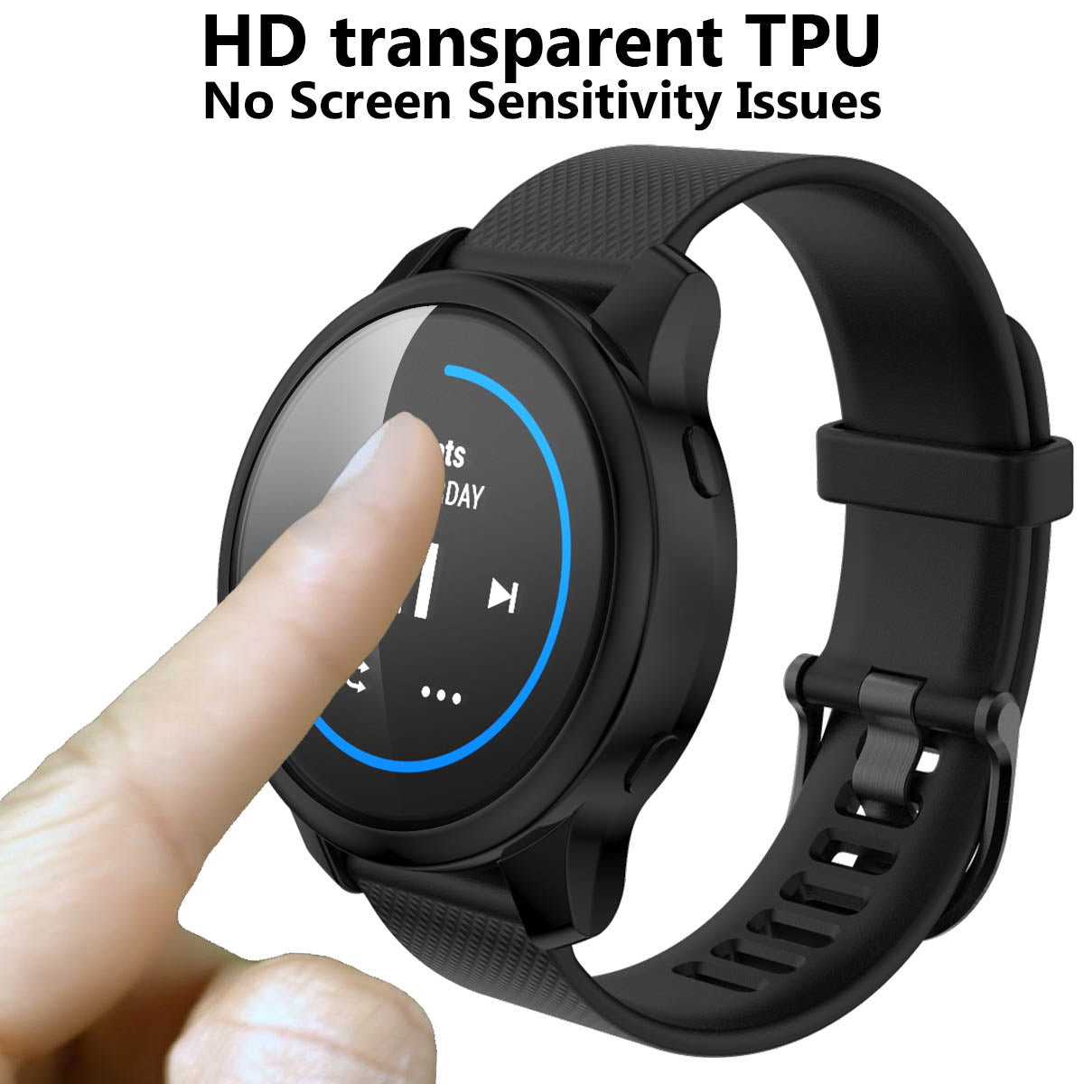 Protective Electroplating TPU Watch Case for Garmin Venu