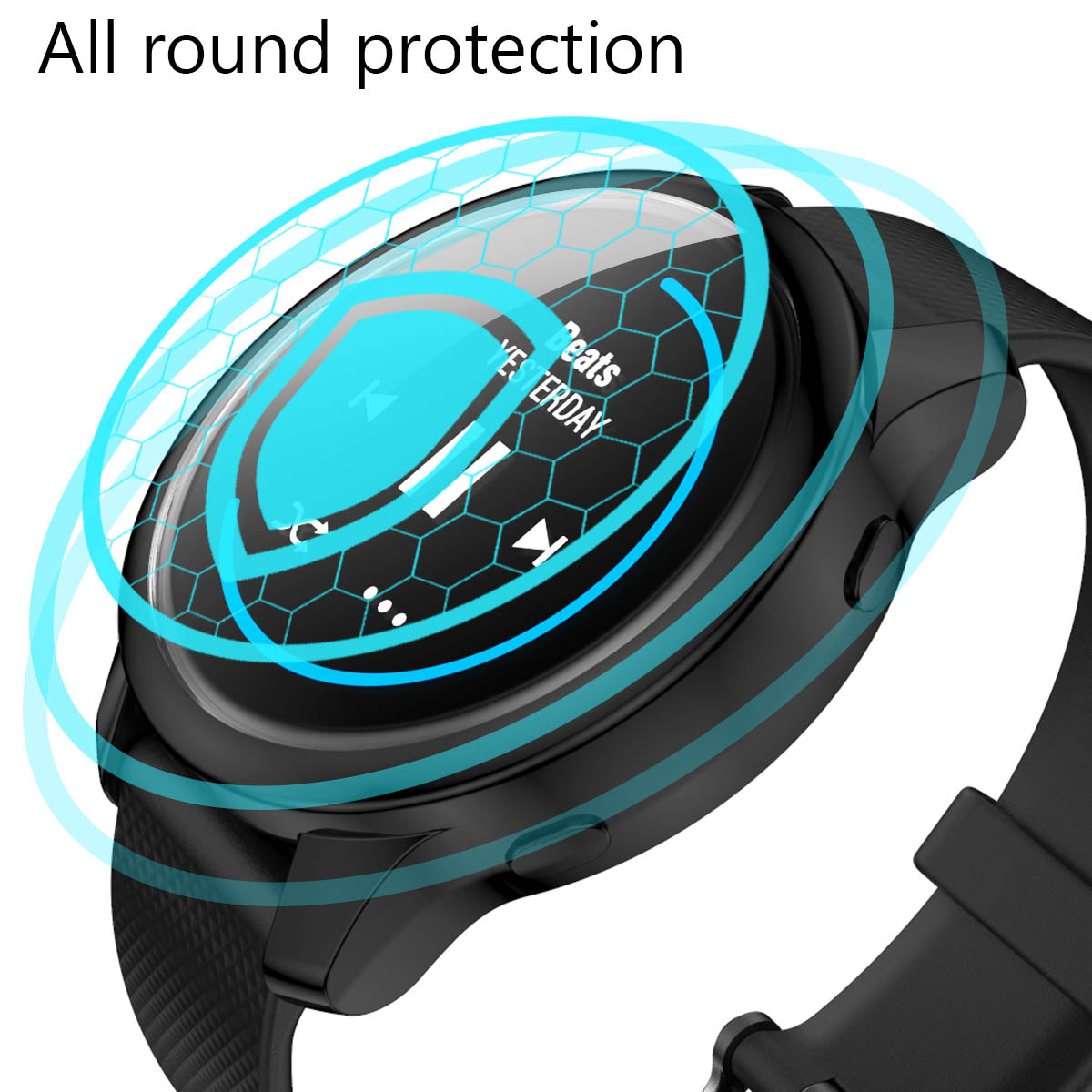 Protective Electroplating TPU Watch Case for Garmin Venu