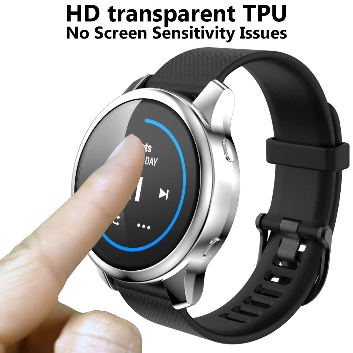 Protective Electroplating TPU Watch Case for Garmin Venu