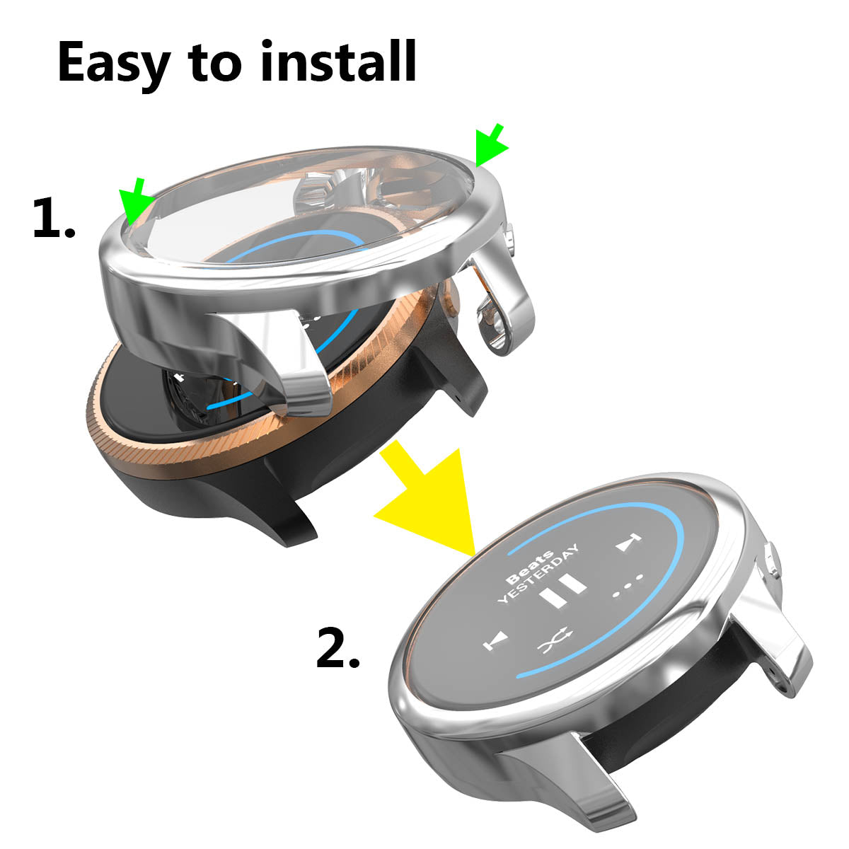 Protective Electroplating TPU Watch Case for Garmin Venu