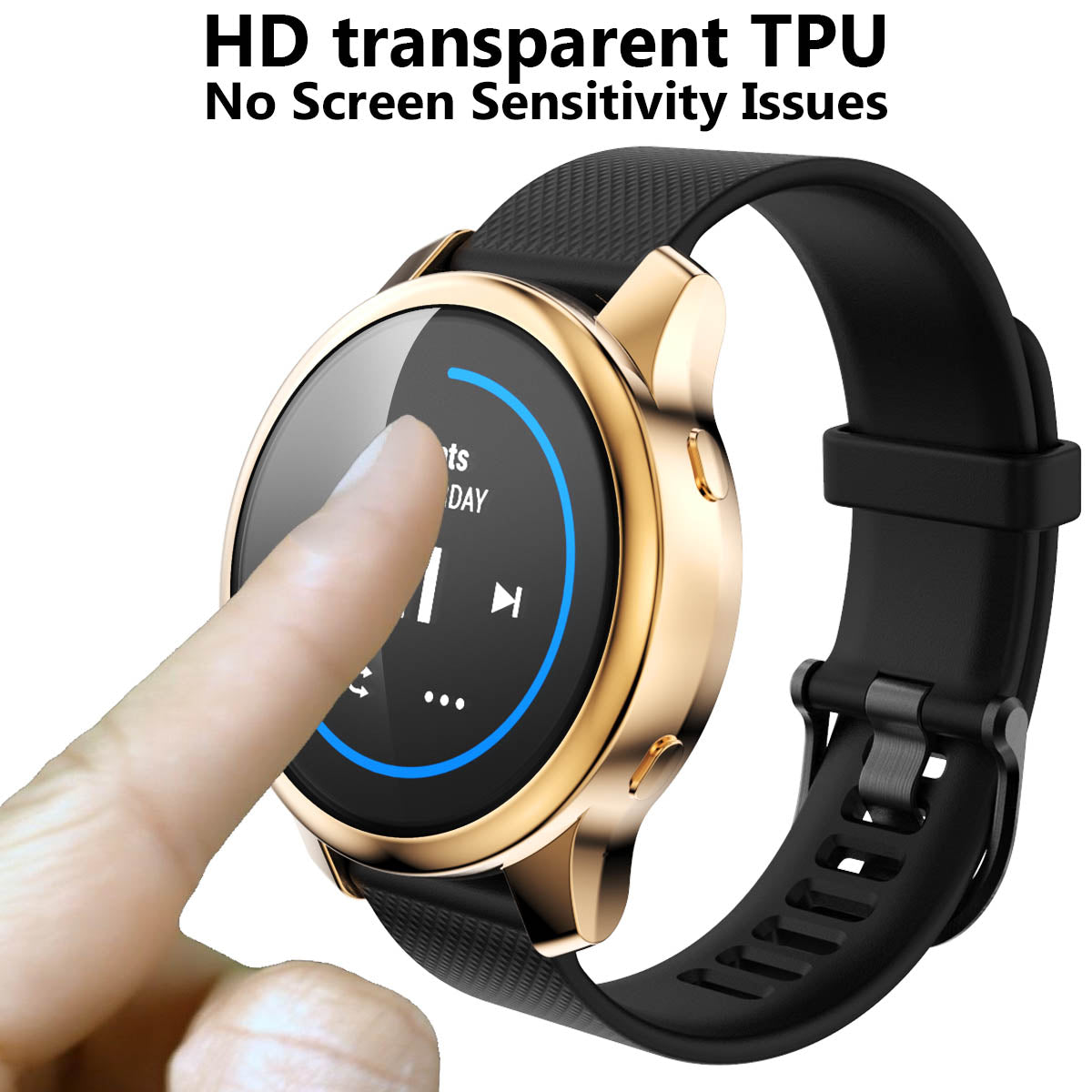 Protective Electroplating TPU Watch Case for Garmin Venu