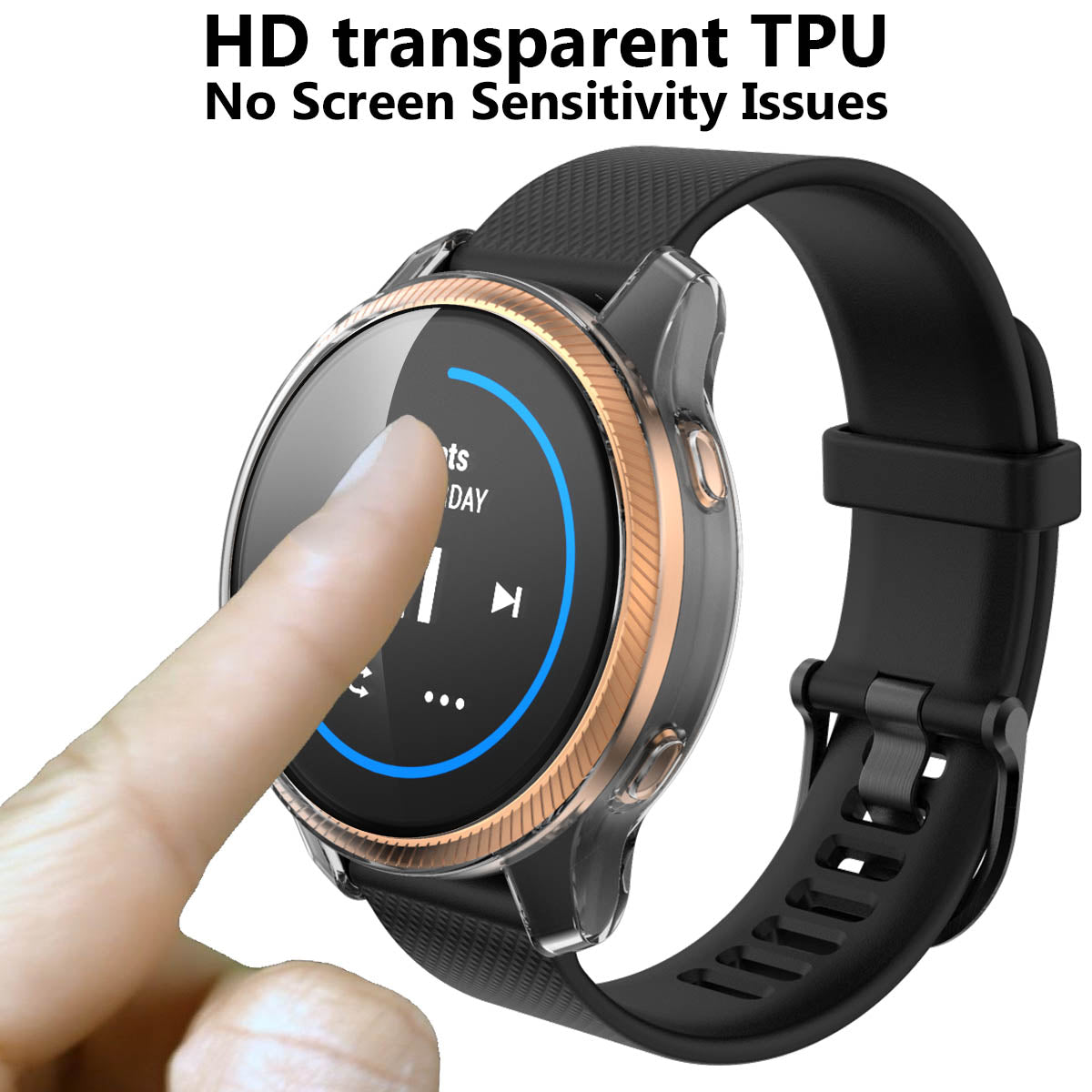 Protective Electroplating TPU Watch Case for Garmin Venu