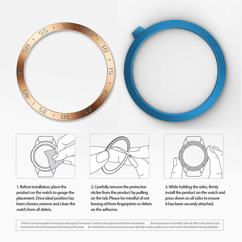 Anti-Scratch Protection Stainless Steel Case Watch Bezel Ring for Samsung Galaxy Watch4 44mm