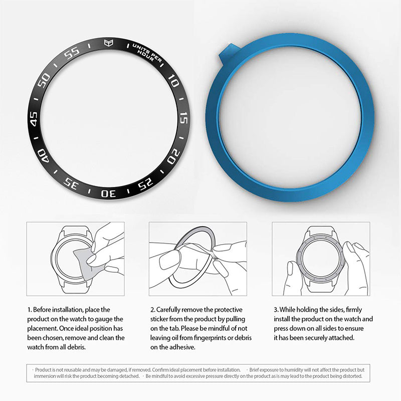 Anti-Scratch Protection Stainless Steel Case Watch Bezel Ring for Samsung Galaxy Watch4 44mm