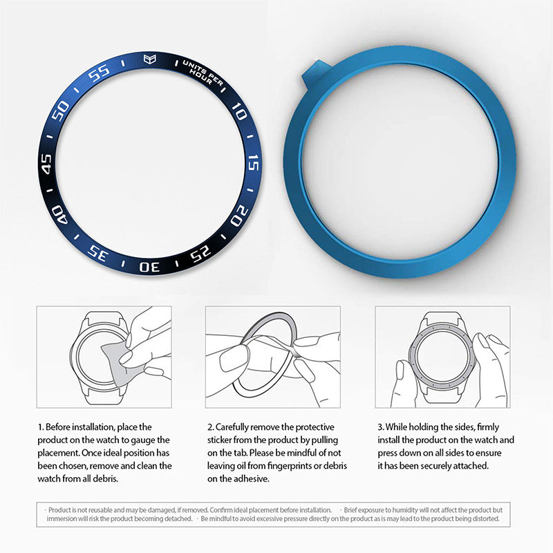Anti-Scratch Protection Stainless Steel Case Watch Bezel Ring for Samsung Galaxy Watch4 44mm