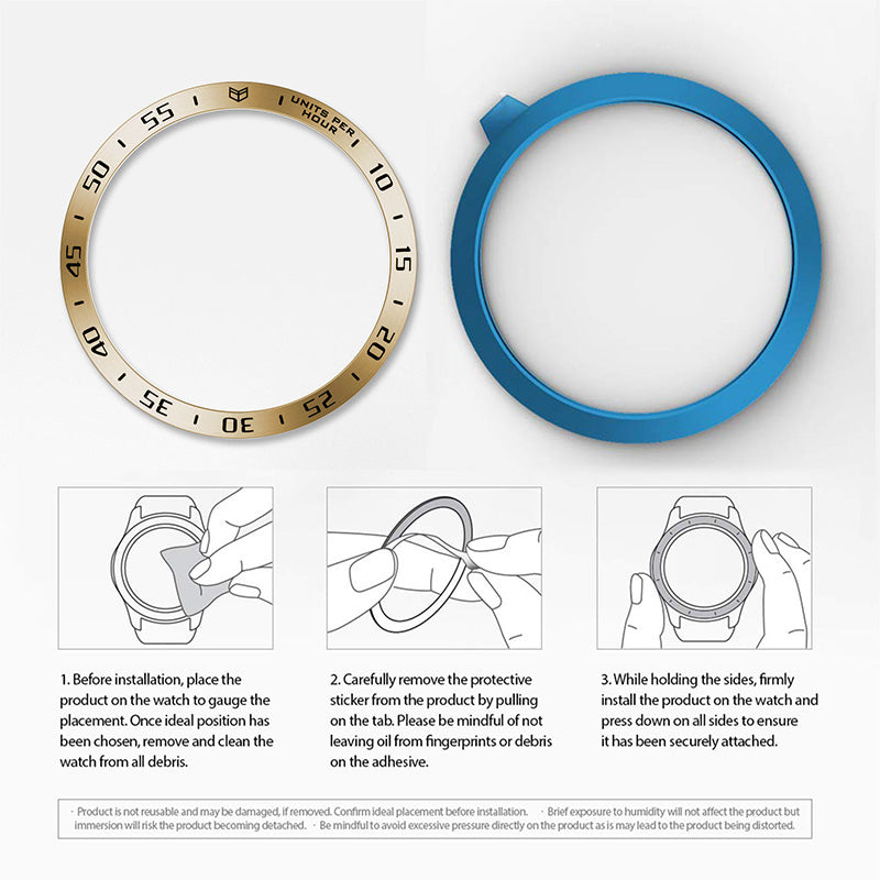 Anti-Scratch Protection Stainless Steel Case Watch Bezel Ring for Samsung Galaxy Watch4 44mm