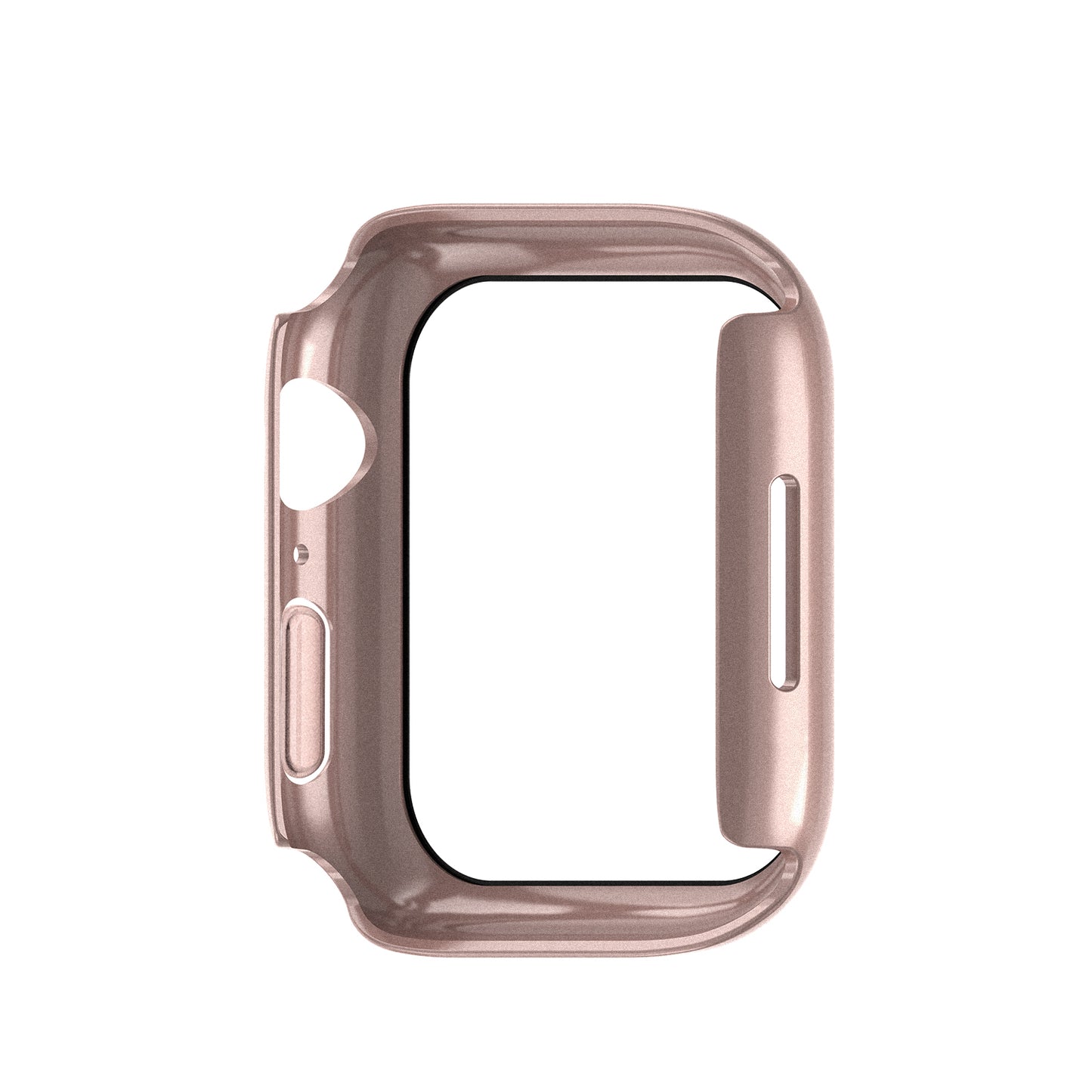 2-in-1 9H Tempered Glass Film Matte Hard PC Watch Case Cover for Apple Watch Series 7 45mm / Series 8 45mm